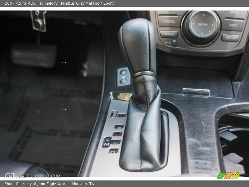 Nimbus Gray Metallic / Ebony 2007 Acura MDX Technology