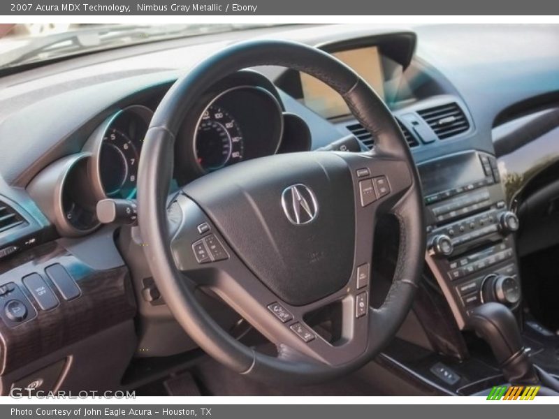 Nimbus Gray Metallic / Ebony 2007 Acura MDX Technology