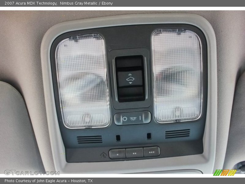 Nimbus Gray Metallic / Ebony 2007 Acura MDX Technology