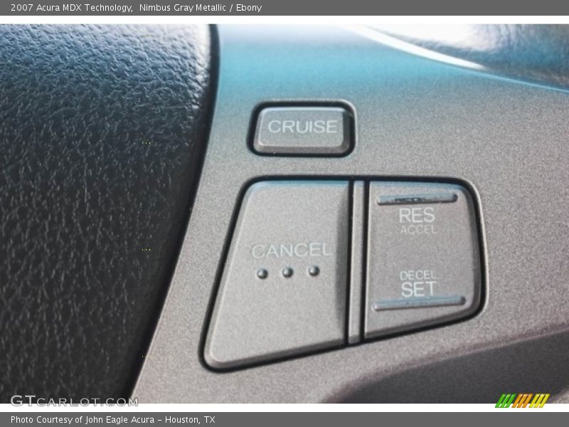 Nimbus Gray Metallic / Ebony 2007 Acura MDX Technology