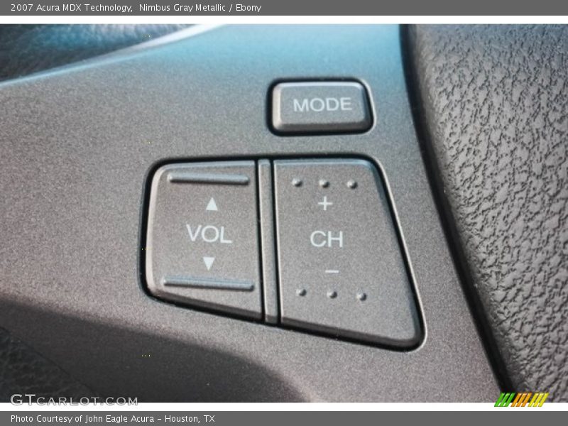 Nimbus Gray Metallic / Ebony 2007 Acura MDX Technology
