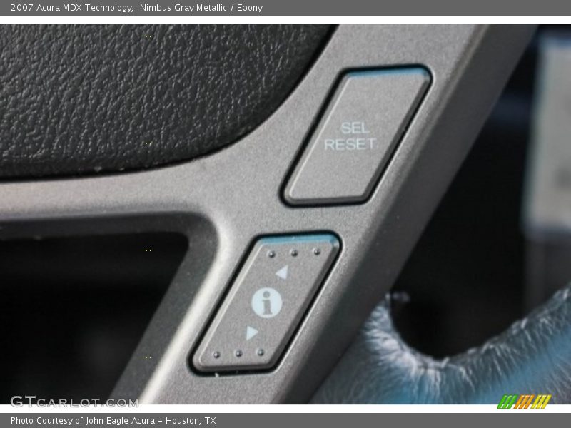 Nimbus Gray Metallic / Ebony 2007 Acura MDX Technology