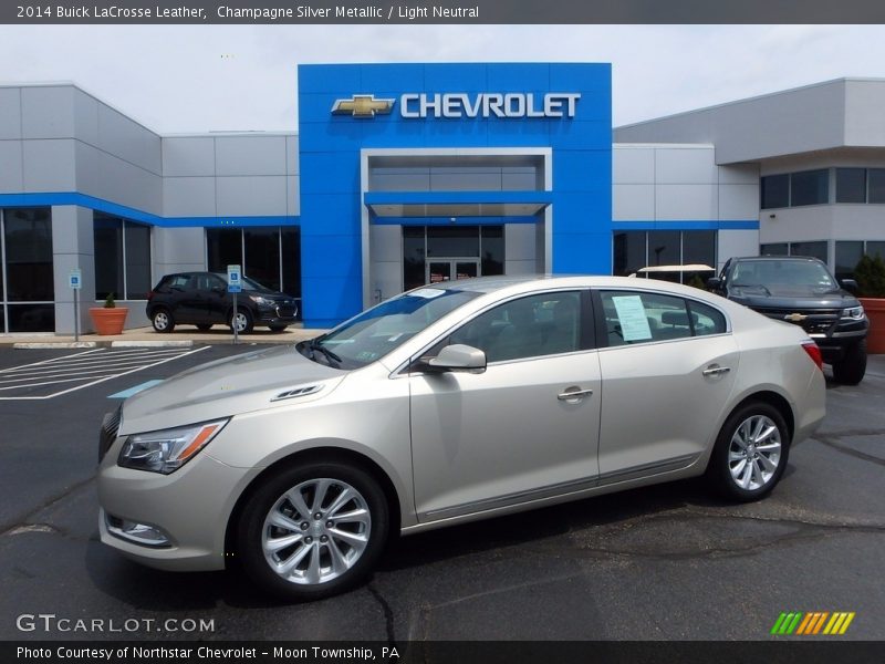 Champagne Silver Metallic / Light Neutral 2014 Buick LaCrosse Leather
