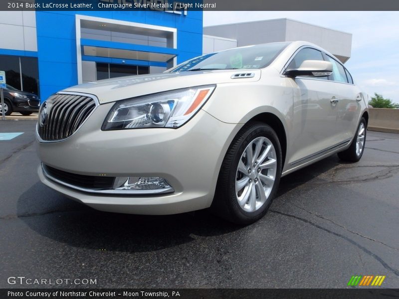 Champagne Silver Metallic / Light Neutral 2014 Buick LaCrosse Leather