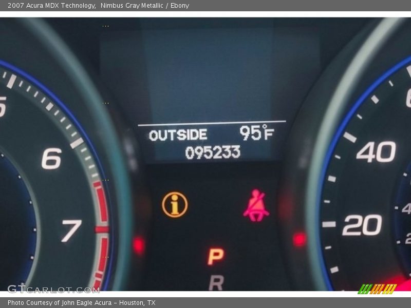 Nimbus Gray Metallic / Ebony 2007 Acura MDX Technology