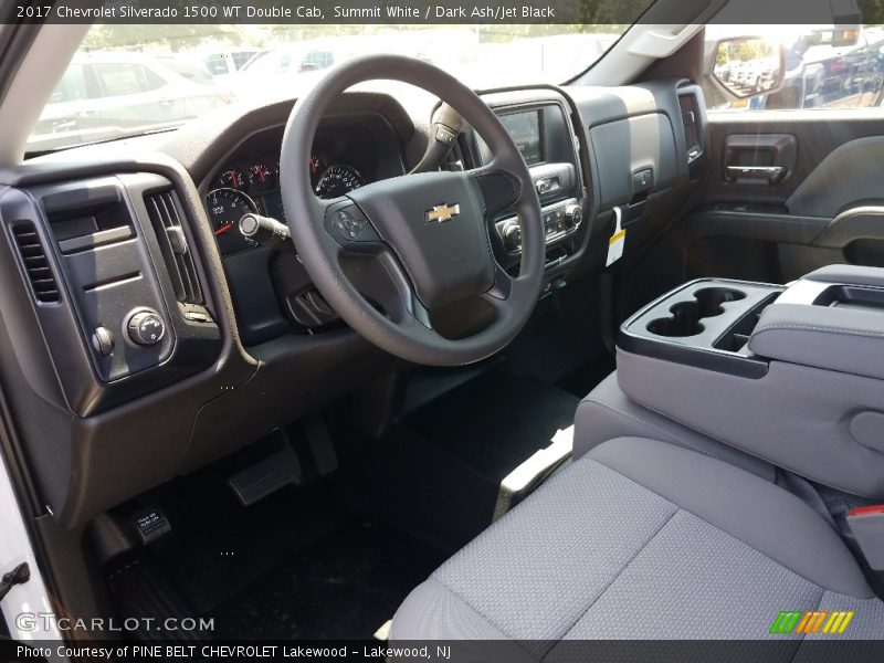 Summit White / Dark Ash/Jet Black 2017 Chevrolet Silverado 1500 WT Double Cab