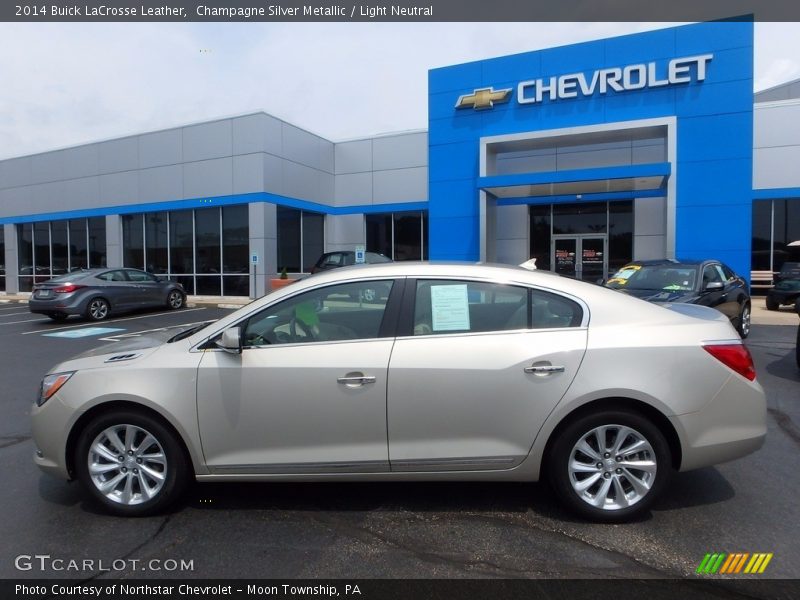 Champagne Silver Metallic / Light Neutral 2014 Buick LaCrosse Leather