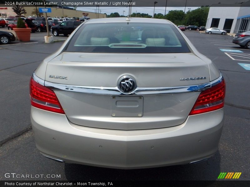 Champagne Silver Metallic / Light Neutral 2014 Buick LaCrosse Leather
