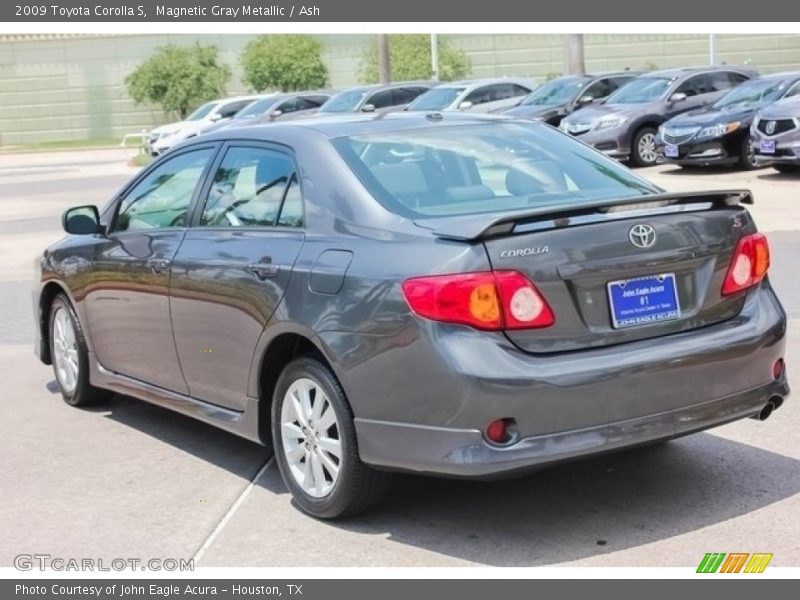 Magnetic Gray Metallic / Ash 2009 Toyota Corolla S