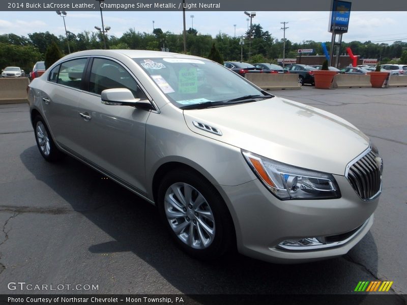 Champagne Silver Metallic / Light Neutral 2014 Buick LaCrosse Leather