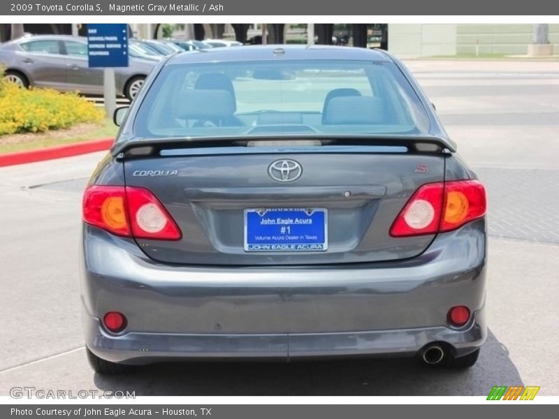 Magnetic Gray Metallic / Ash 2009 Toyota Corolla S