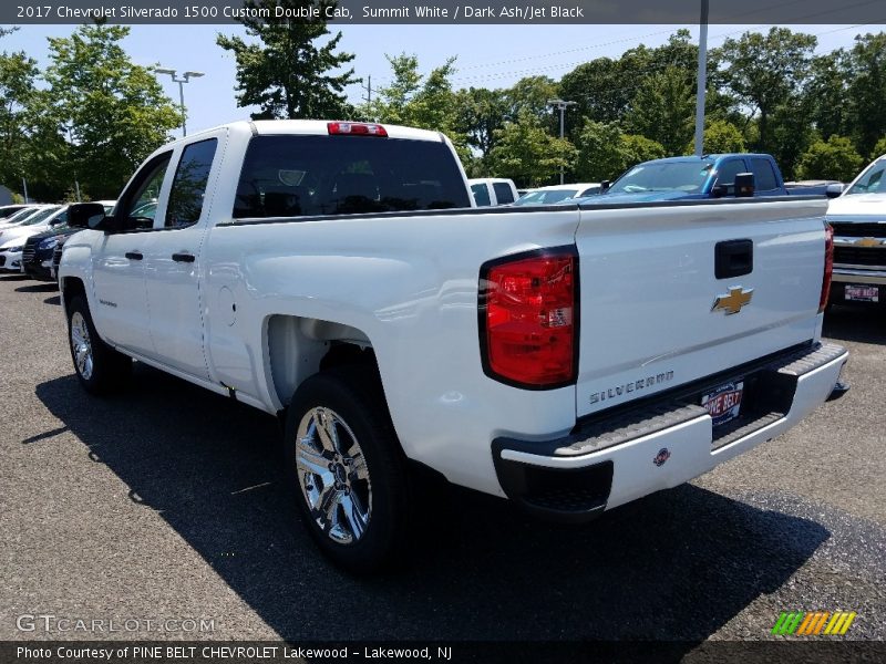 Summit White / Dark Ash/Jet Black 2017 Chevrolet Silverado 1500 Custom Double Cab