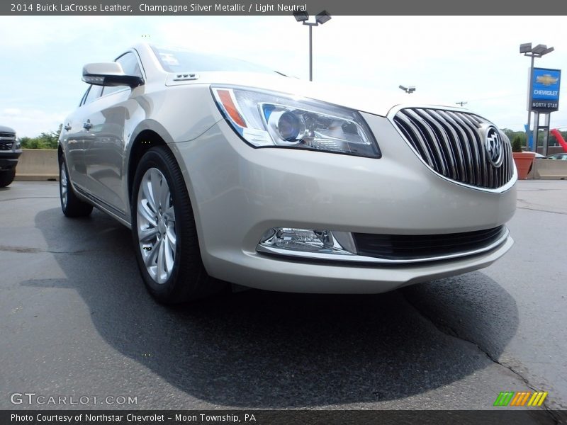 Champagne Silver Metallic / Light Neutral 2014 Buick LaCrosse Leather