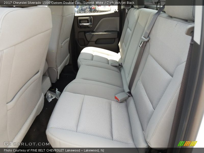 Summit White / Dark Ash/Jet Black 2017 Chevrolet Silverado 1500 Custom Double Cab