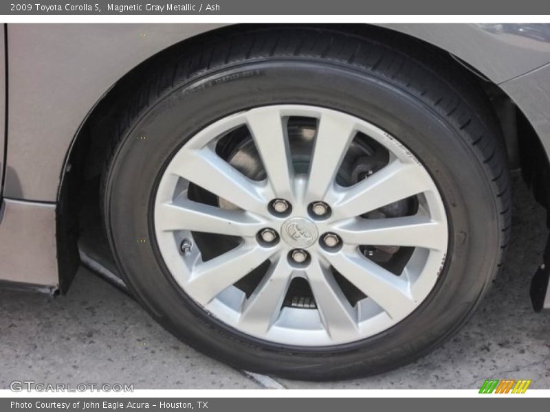Magnetic Gray Metallic / Ash 2009 Toyota Corolla S