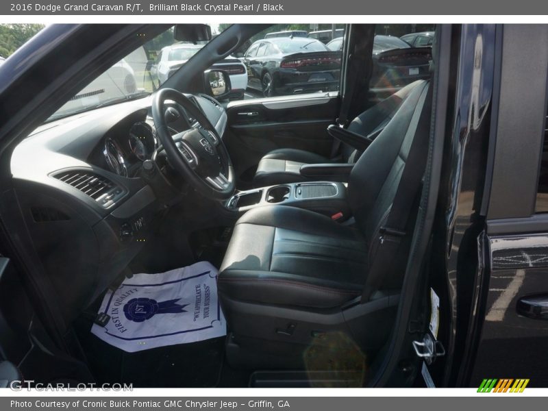 Brilliant Black Crystal Pearl / Black 2016 Dodge Grand Caravan R/T