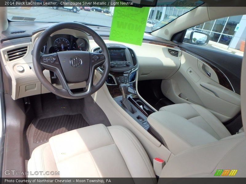 Champagne Silver Metallic / Light Neutral 2014 Buick LaCrosse Leather