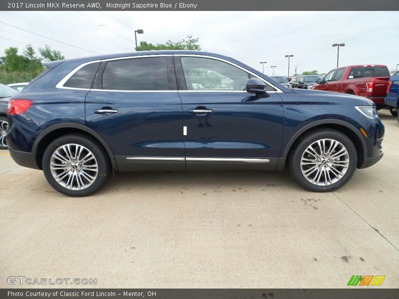  2017 MKX Reserve AWD Midnight Sapphire Blue