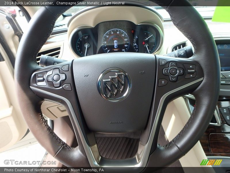 Champagne Silver Metallic / Light Neutral 2014 Buick LaCrosse Leather