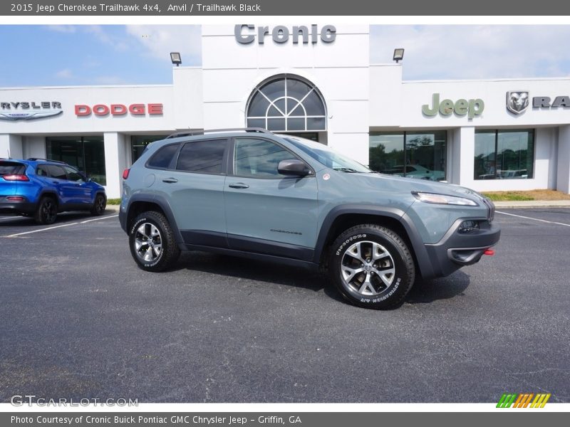 Anvil / Trailhawk Black 2015 Jeep Cherokee Trailhawk 4x4