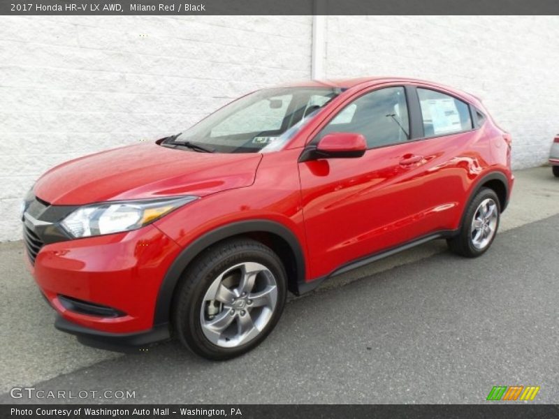 Milano Red / Black 2017 Honda HR-V LX AWD