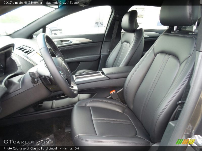Front Seat of 2017 MKZ Premier