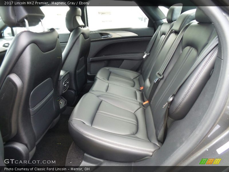 Rear Seat of 2017 MKZ Premier