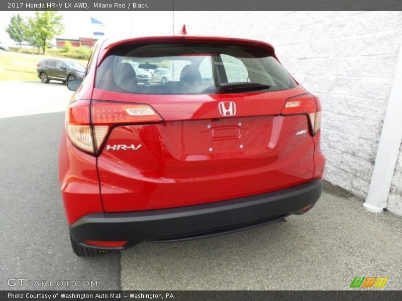 Milano Red / Black 2017 Honda HR-V LX AWD