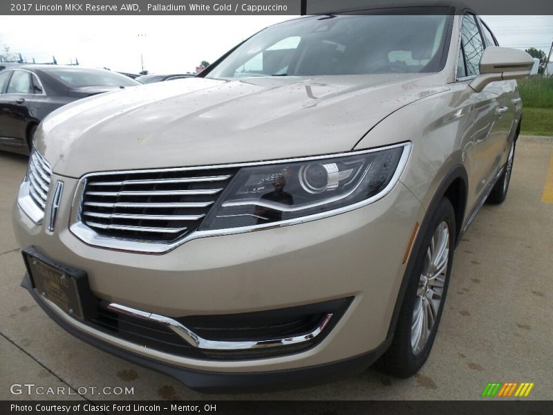 Palladium White Gold / Cappuccino 2017 Lincoln MKX Reserve AWD