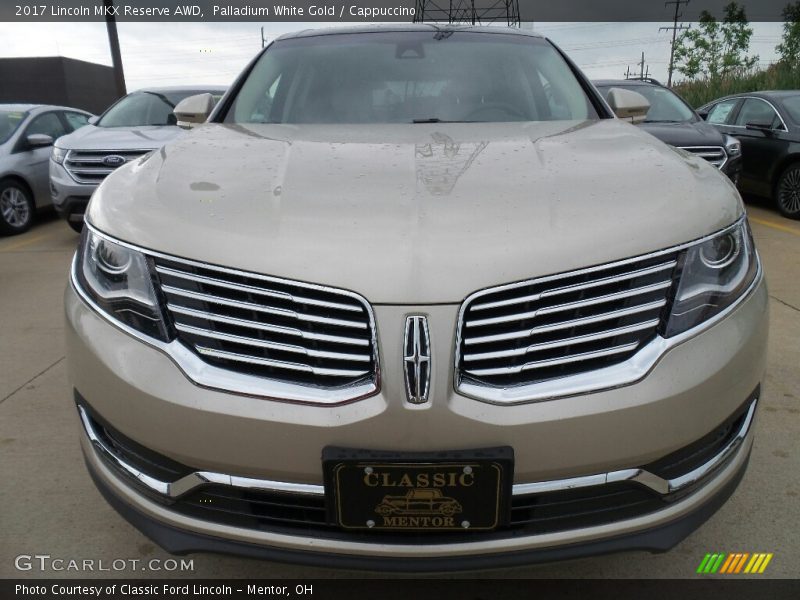 Palladium White Gold / Cappuccino 2017 Lincoln MKX Reserve AWD