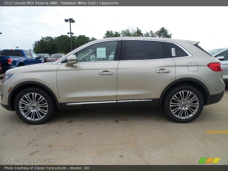 Palladium White Gold / Cappuccino 2017 Lincoln MKX Reserve AWD