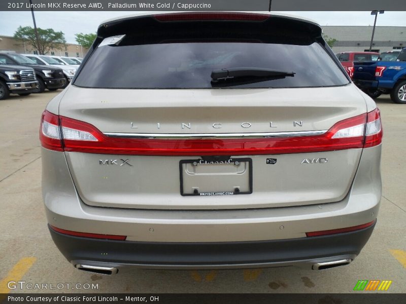 Palladium White Gold / Cappuccino 2017 Lincoln MKX Reserve AWD