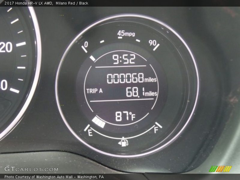 Milano Red / Black 2017 Honda HR-V LX AWD
