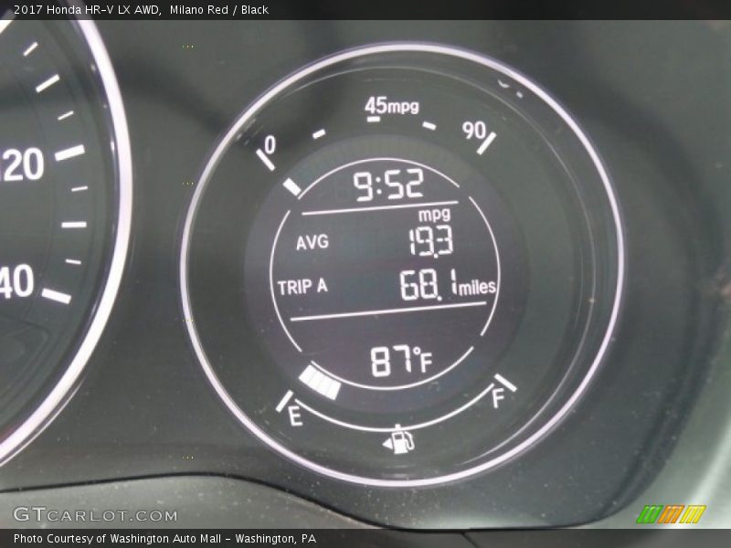 Milano Red / Black 2017 Honda HR-V LX AWD