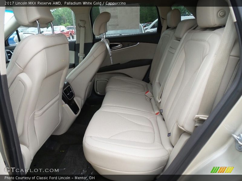 Rear Seat of 2017 MKX Reserve AWD