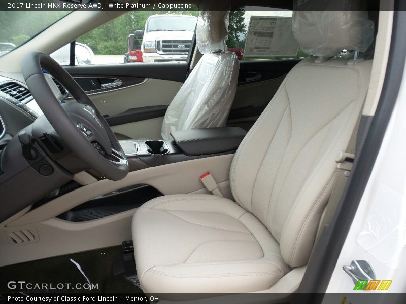 White Platinum / Cappuccino 2017 Lincoln MKX Reserve AWD