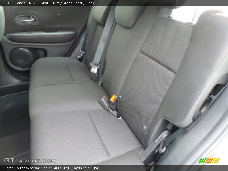 Misty Green Pearl / Black 2017 Honda HR-V LX AWD