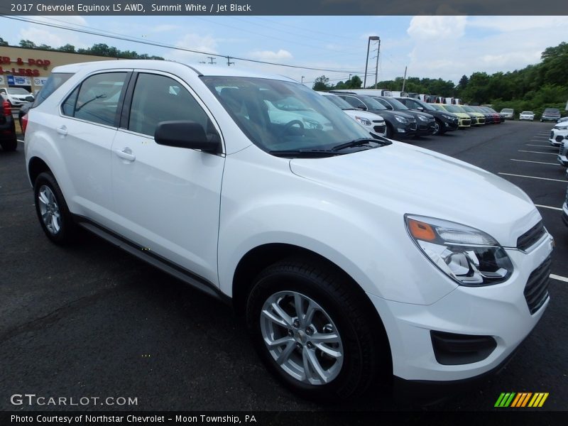 Summit White / Jet Black 2017 Chevrolet Equinox LS AWD