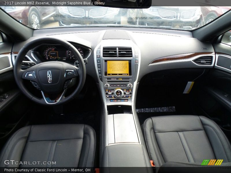 Dashboard of 2017 MKZ Reserve