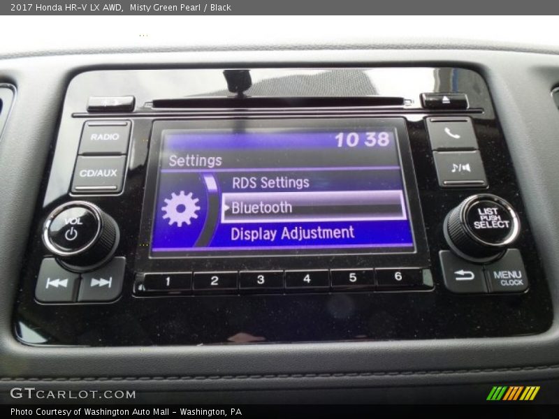 Misty Green Pearl / Black 2017 Honda HR-V LX AWD