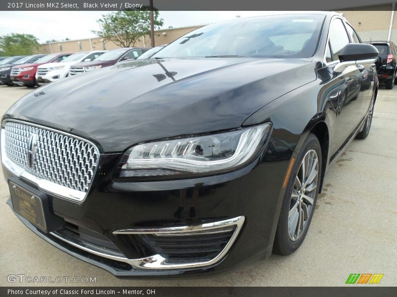 Black Velvet / Ebony 2017 Lincoln MKZ Select