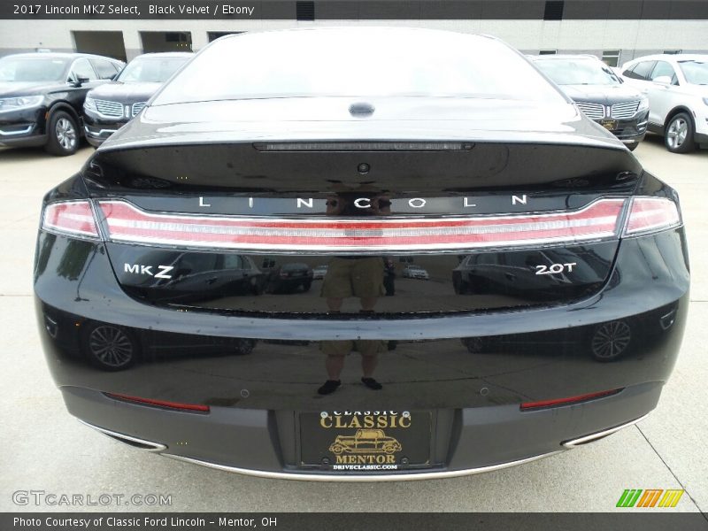 Black Velvet / Ebony 2017 Lincoln MKZ Select