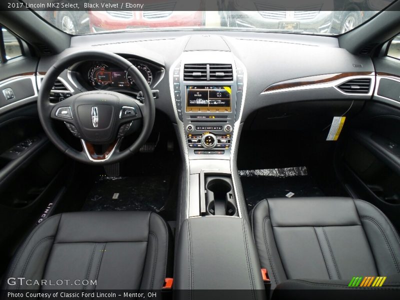 Dashboard of 2017 MKZ Select