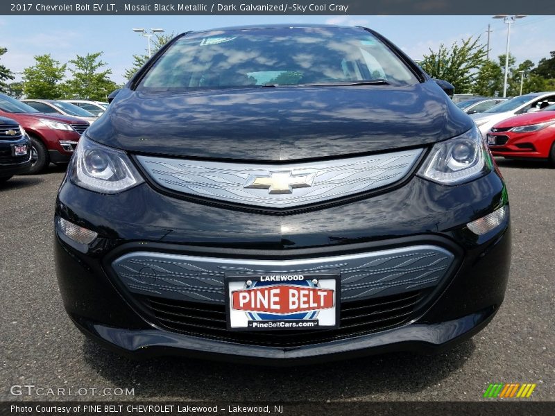 Mosaic Black Metallic / Dark Galvanized/­Sky Cool Gray 2017 Chevrolet Bolt EV LT