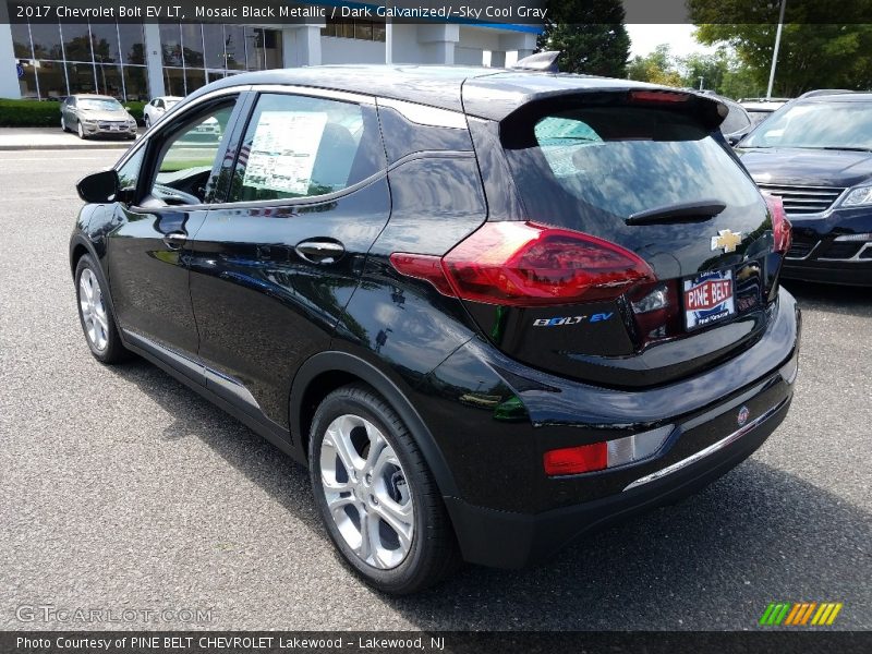 Mosaic Black Metallic / Dark Galvanized/­Sky Cool Gray 2017 Chevrolet Bolt EV LT