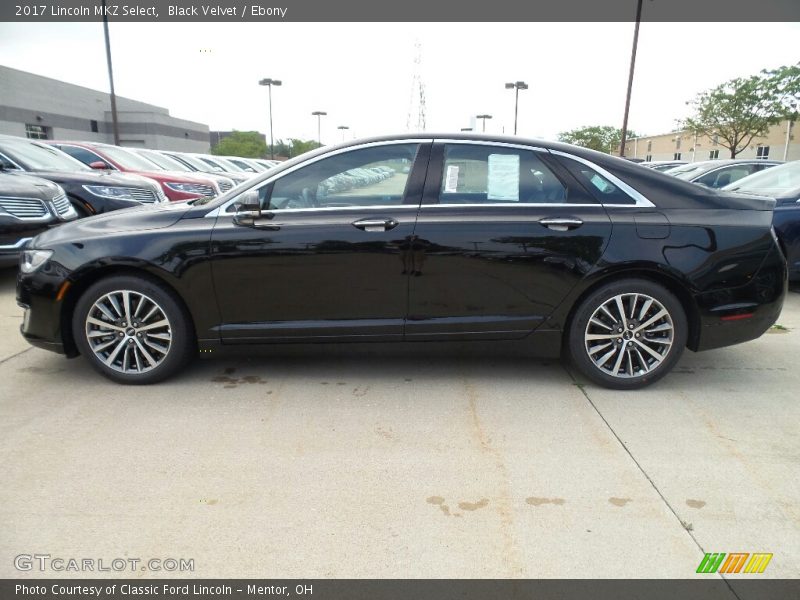 Black Velvet / Ebony 2017 Lincoln MKZ Select