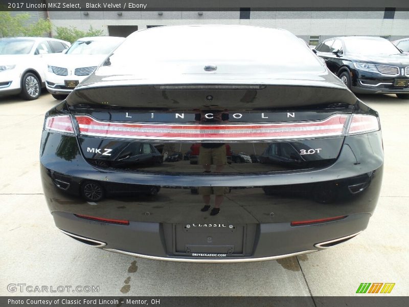 Black Velvet / Ebony 2017 Lincoln MKZ Select