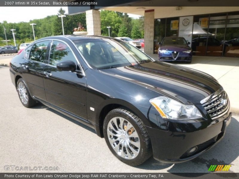 Black Obsidian / Graphite 2007 Infiniti M 35x Sedan