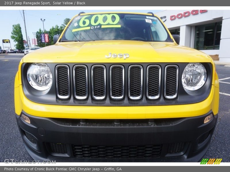 Solar Yellow / Black 2017 Jeep Renegade Sport