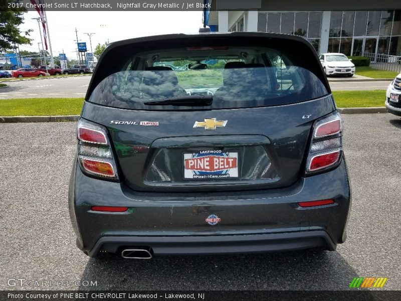 Nightfall Gray Metallic / Jet Black 2017 Chevrolet Sonic LT Hatchback